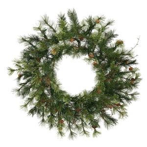 24" Artificial Mixed Country Pine with Pine Cones and Grapevines 1