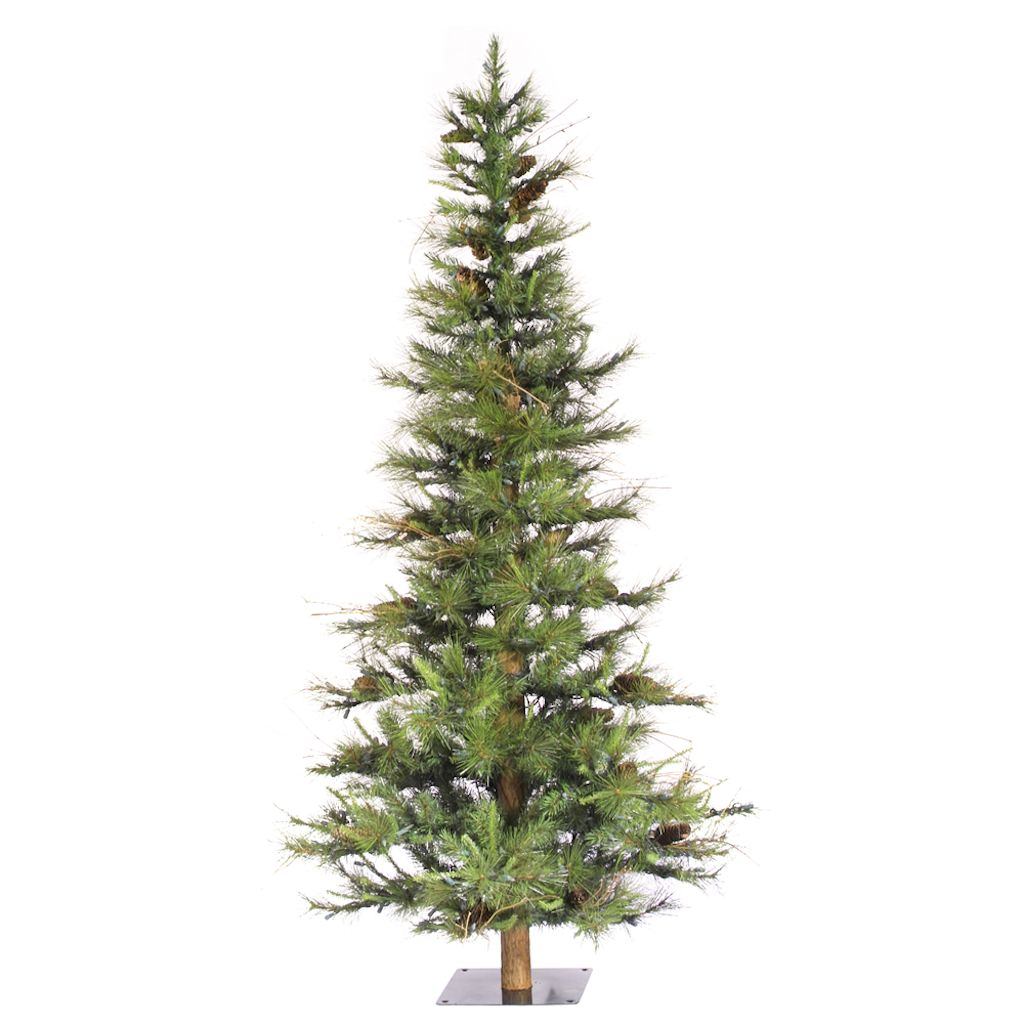 6' x 41" Artificial Ashland Fir with Pine Cones 1