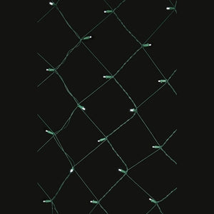 120 Light Green Wire Pure White 6' x 4' Wide Angle LED Net Light String 2