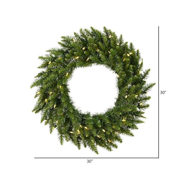 30" Artificial Camdon Fir 50 Warm White Italian LED Lights 3