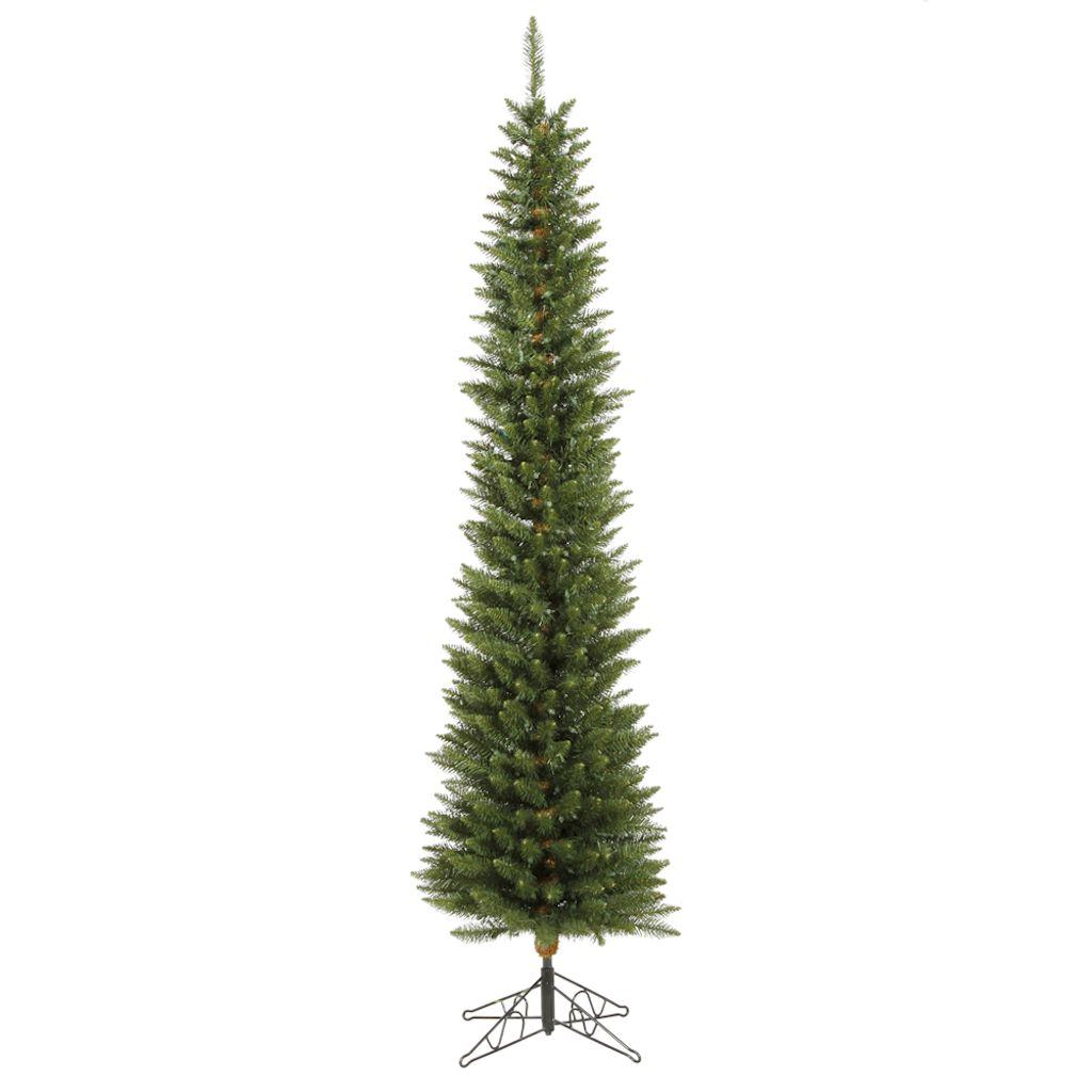 6.5' x 20" Artificial Durham Pole Pine 200 Multi-Color Frosted Italian LED Lights 1