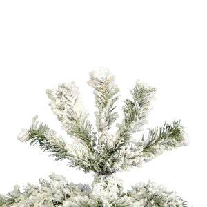 4.5' x 26" Artificial Flocked Pacific Pencil Tree 2