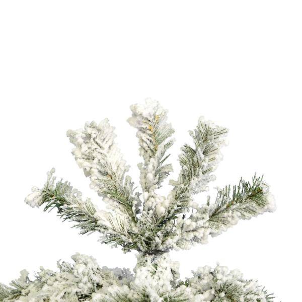 4.5' x 26" Artificial Flocked Pacific Pencil Tree 2