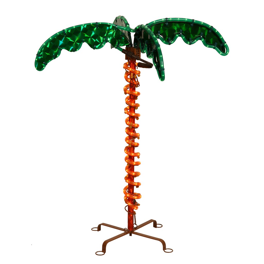 2.5' Artificial LED Rope Light Palm Tree 1