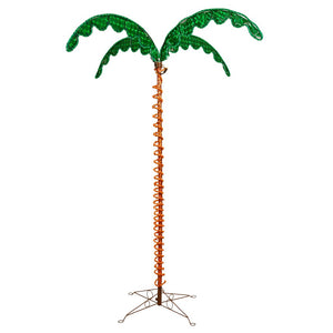 7' Artificial LED Rope Light Palm Tree 1