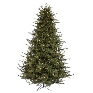 7.5' x 64" Artificial Itasca Frasier 750 Warm White Italian LED Lights 1