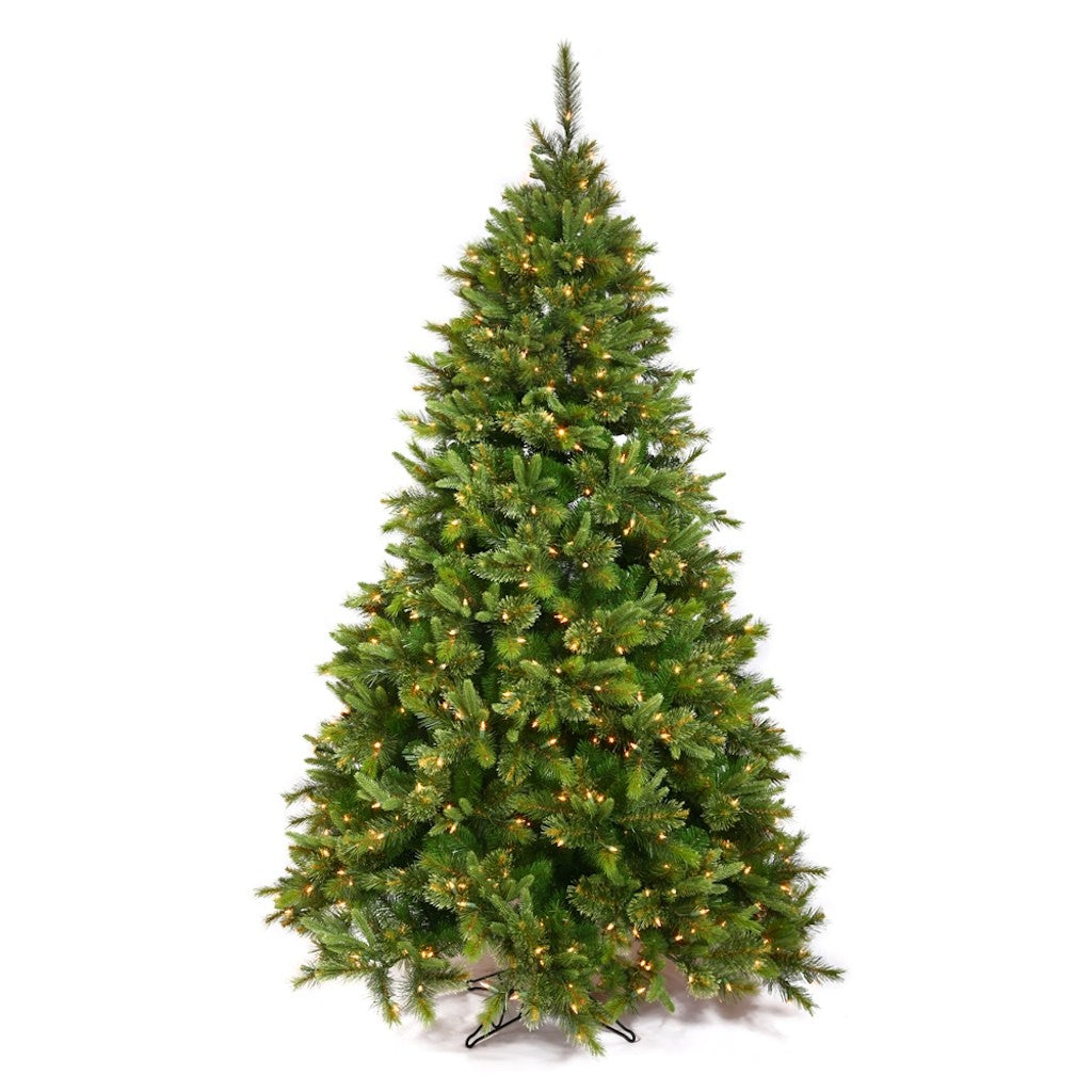 5.5' x 43" Artificial Cashmere Pine 350 Multi-Color Italian LED Lights 1