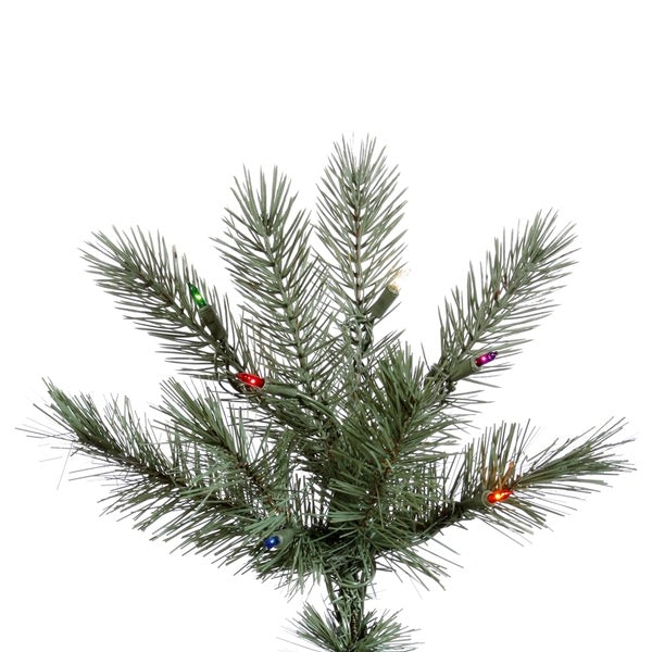 6.5' x 49" Artificial Cashmere Pine 500 Multi-Color Italian LED Lights 2