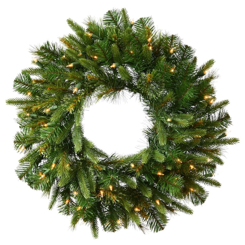 72" Artificial Cashmere Pine 400 Warm White Italian LED Lights 1