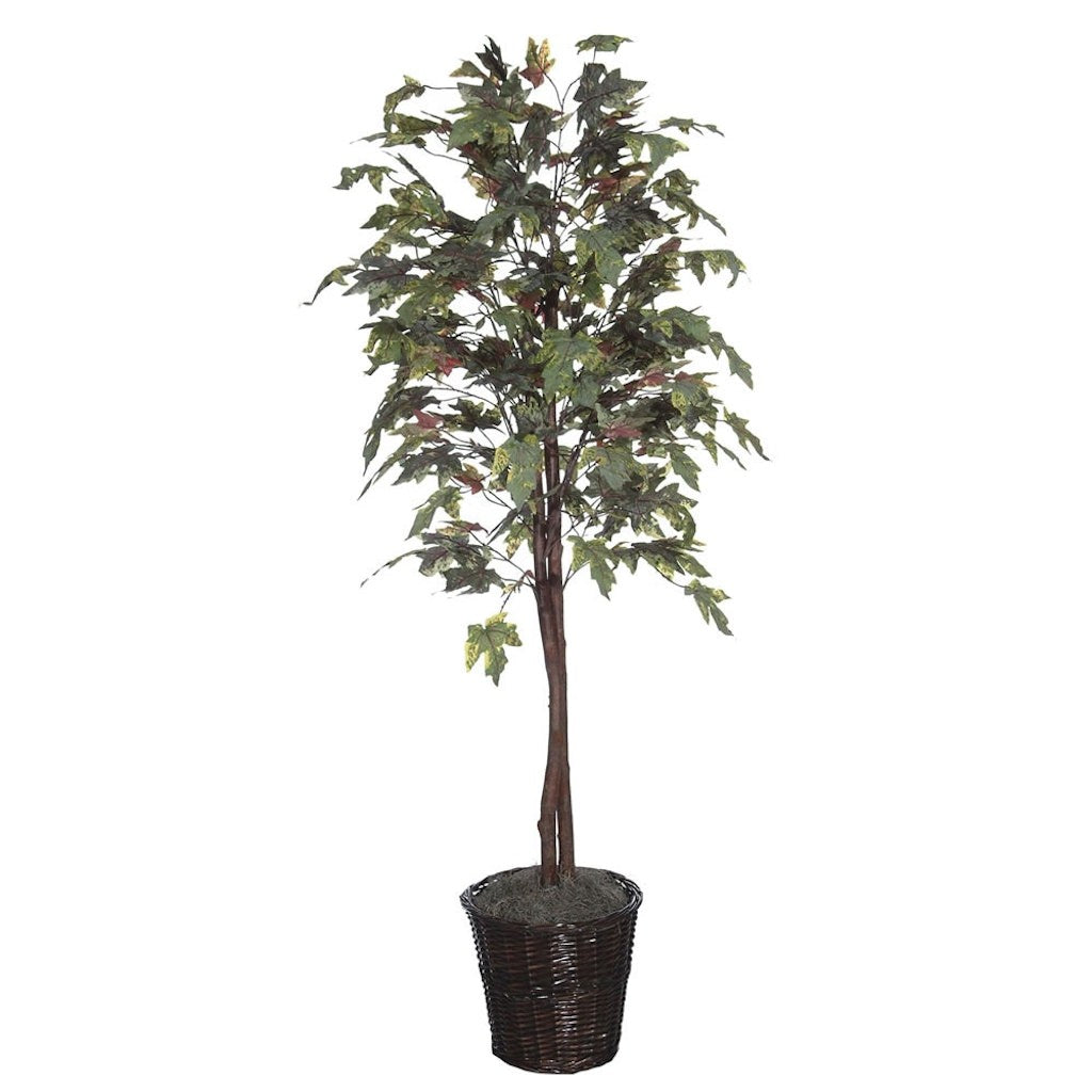 6' Artificial Frosted Maple Tree 1