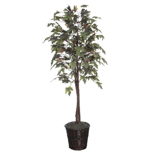 6' Artificial Frosted Maple Tree 1