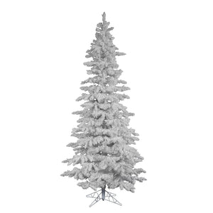 12' X 65" Artificial Flocked White Slim 1