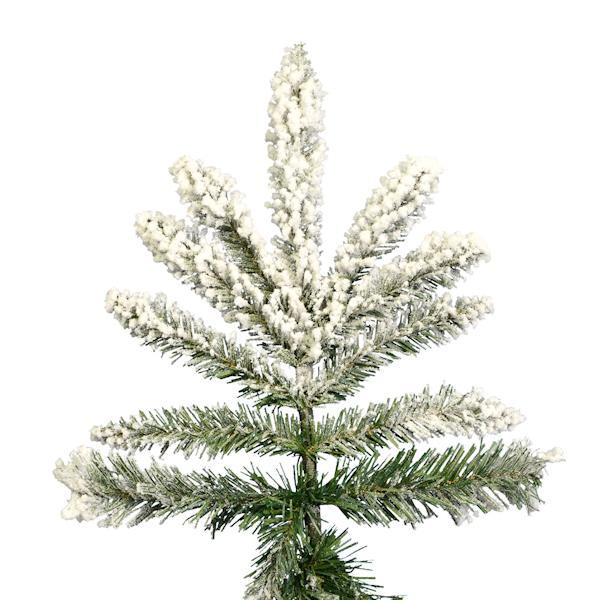 4.5' x 41" Artificial Flocked Utica Fir 2