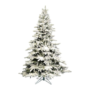 4.5' x 41" Artificial Flocked Utica Fir 1