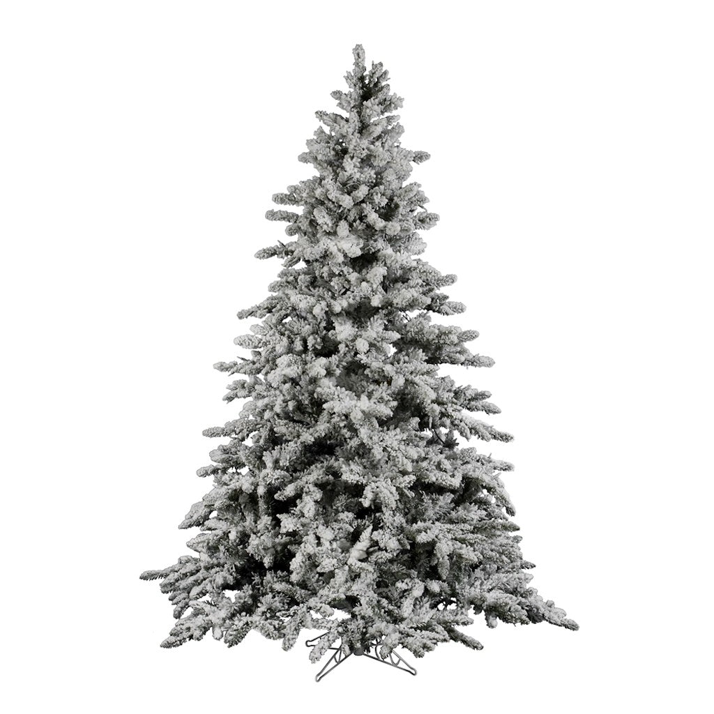 10' X 77" Artificial Flocked Utica Fir 1