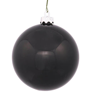 3" Jet Black Shiny Finish Ball Ornament (32 pack) 1