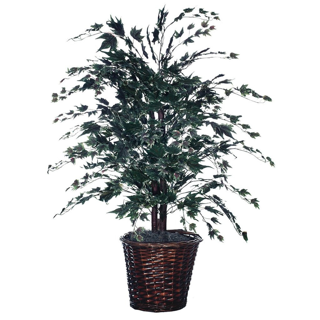 4' Artificial Silver Maple Bush 1