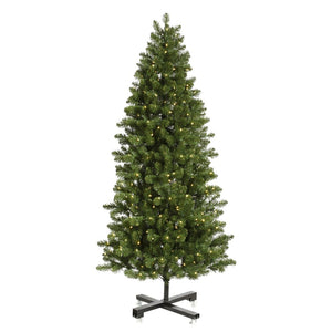 6.5' x 41" Artificial Slim Grand Teton 550 Warm White LED Lights 1
