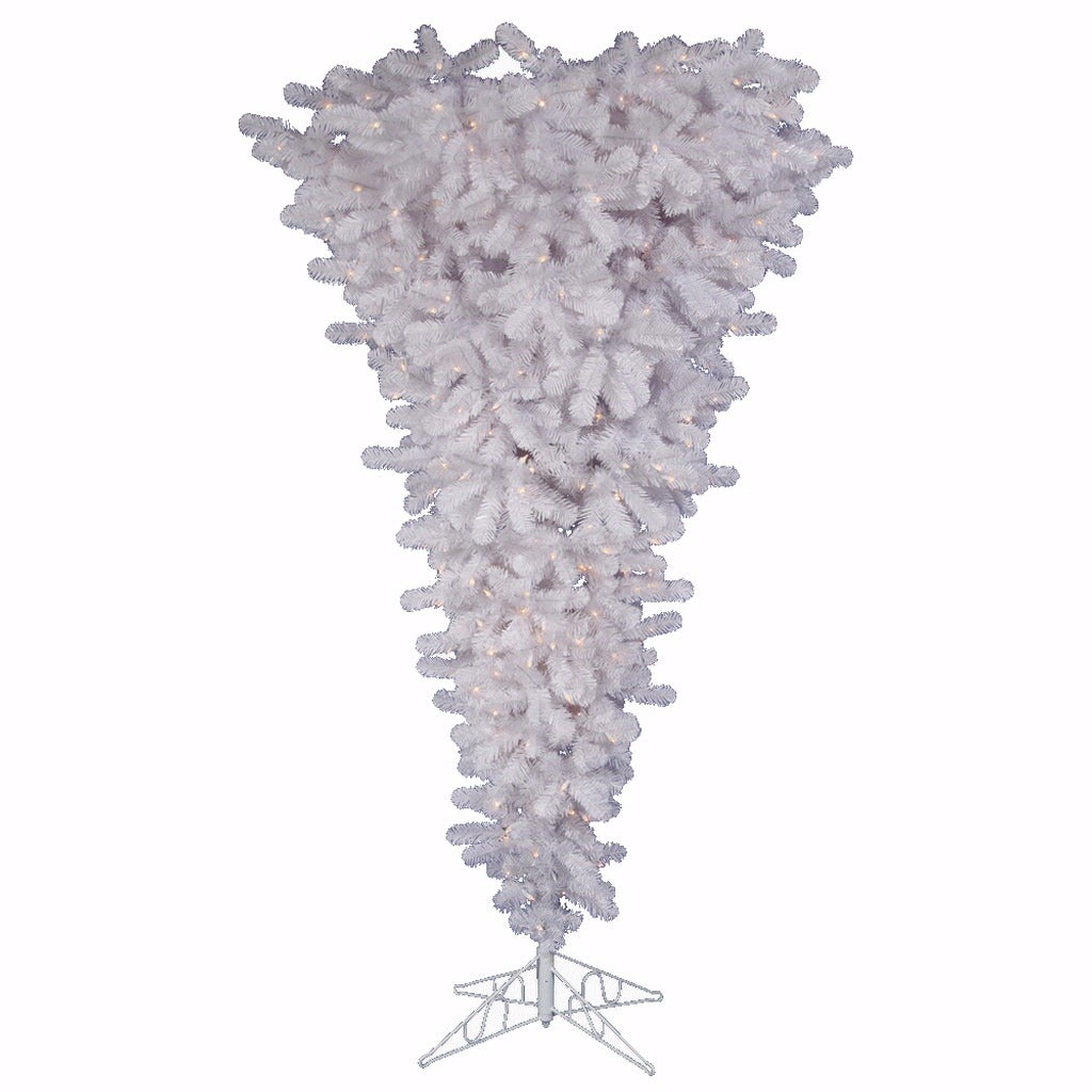 7.5' x 60" White Upside Down 500 Warm White Italian LED Lights 1