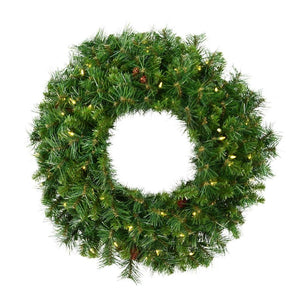 42" Artificial Cheyenne Pine 100 Warm White Italian LED Lights 1