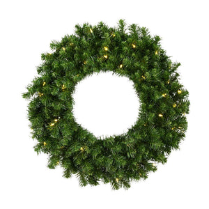 30" Artificial Douglas Fir 50 Warm White Italian LED Lights 1