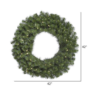 42" Artificial Douglas Fir 100 Warm White Italian LED Lights 2