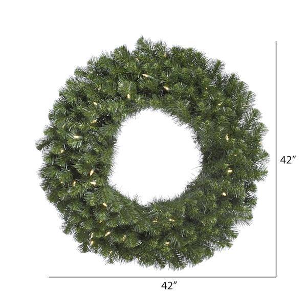 42" Artificial Douglas Fir 100 Warm White Italian LED Lights 2