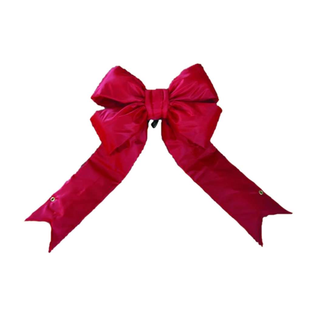 72" x 90" Red Nylon Outdoor Bow 1