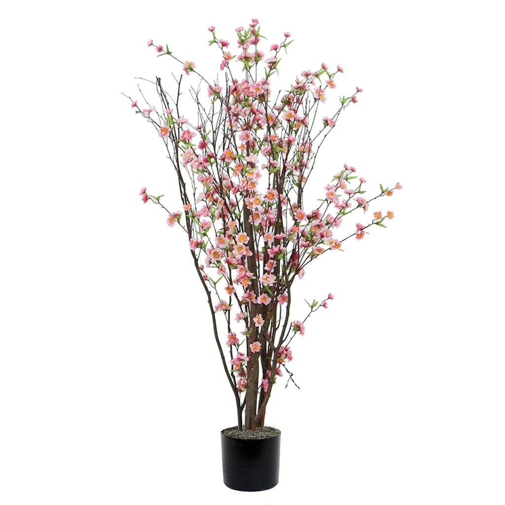 4' Artificial Hot Pink Blossom Tree 1