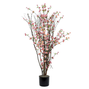 4' Artificial Hot Pink Blossom Tree 1