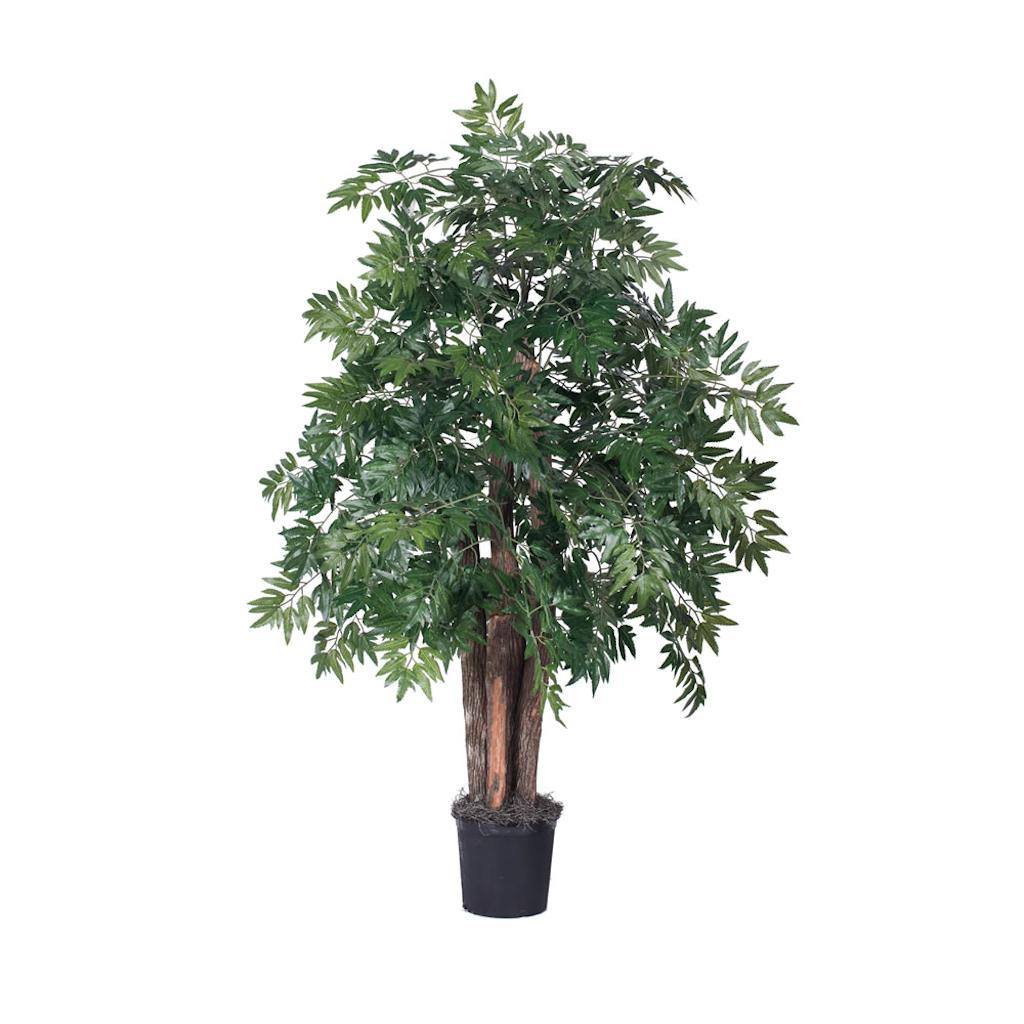 48" Artificial Ming Aralia Bush in Black Pot 1
