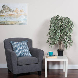 4' Artificial Variegated Smilax Bush 5