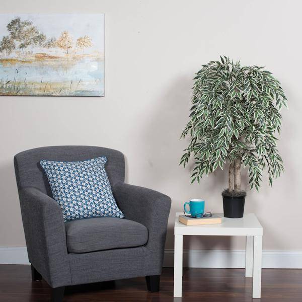 4' Artificial Variegated Smilax Bush 5