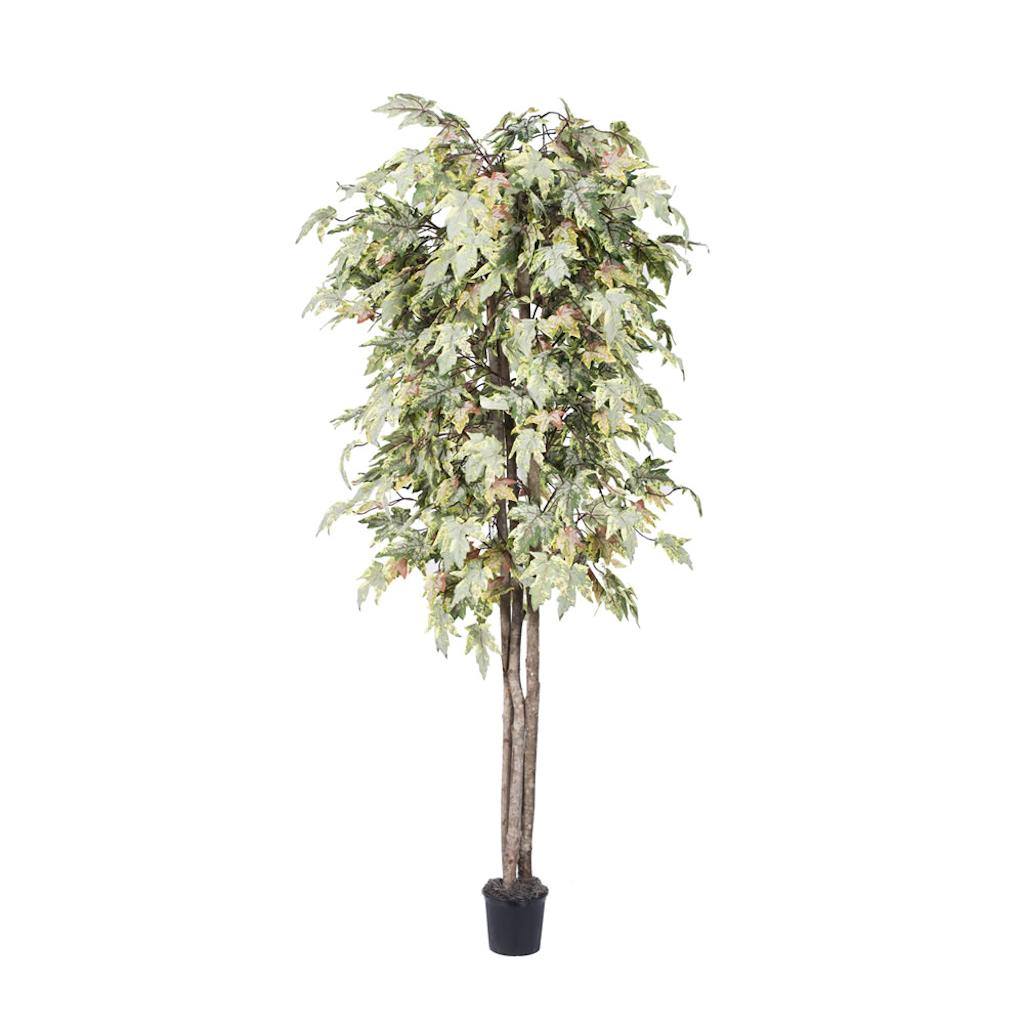 72" Potted Artificial Deluxe Frosted Maple Tree 1