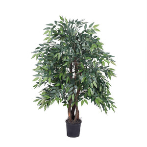 48" Artificial Potted Green Smilax Extra Full Bush 1