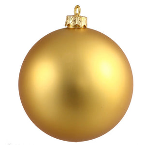 2.75" Gold Matte Ball Ornament (12 pack) 1