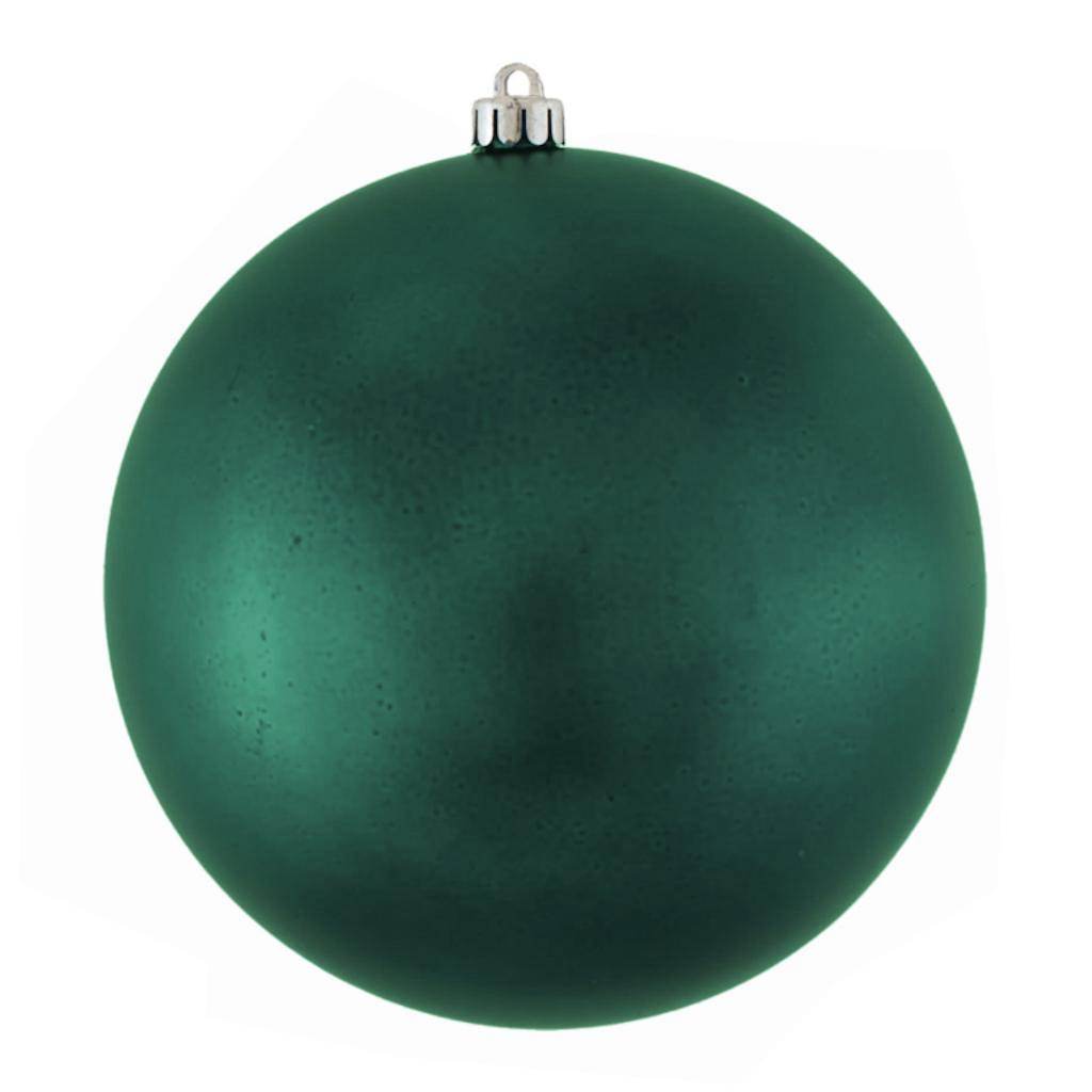 3" Sea Blue Matte Ball Ornament (12 pack) 1
