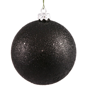 10" Black Sequin Ball Ornament 1