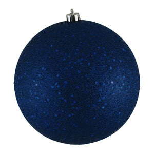 10" Sea Blue Sequin Ball Ornament 1