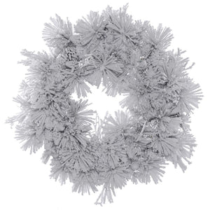 30" Artificial Flocked Alberta with Pine Cones 1