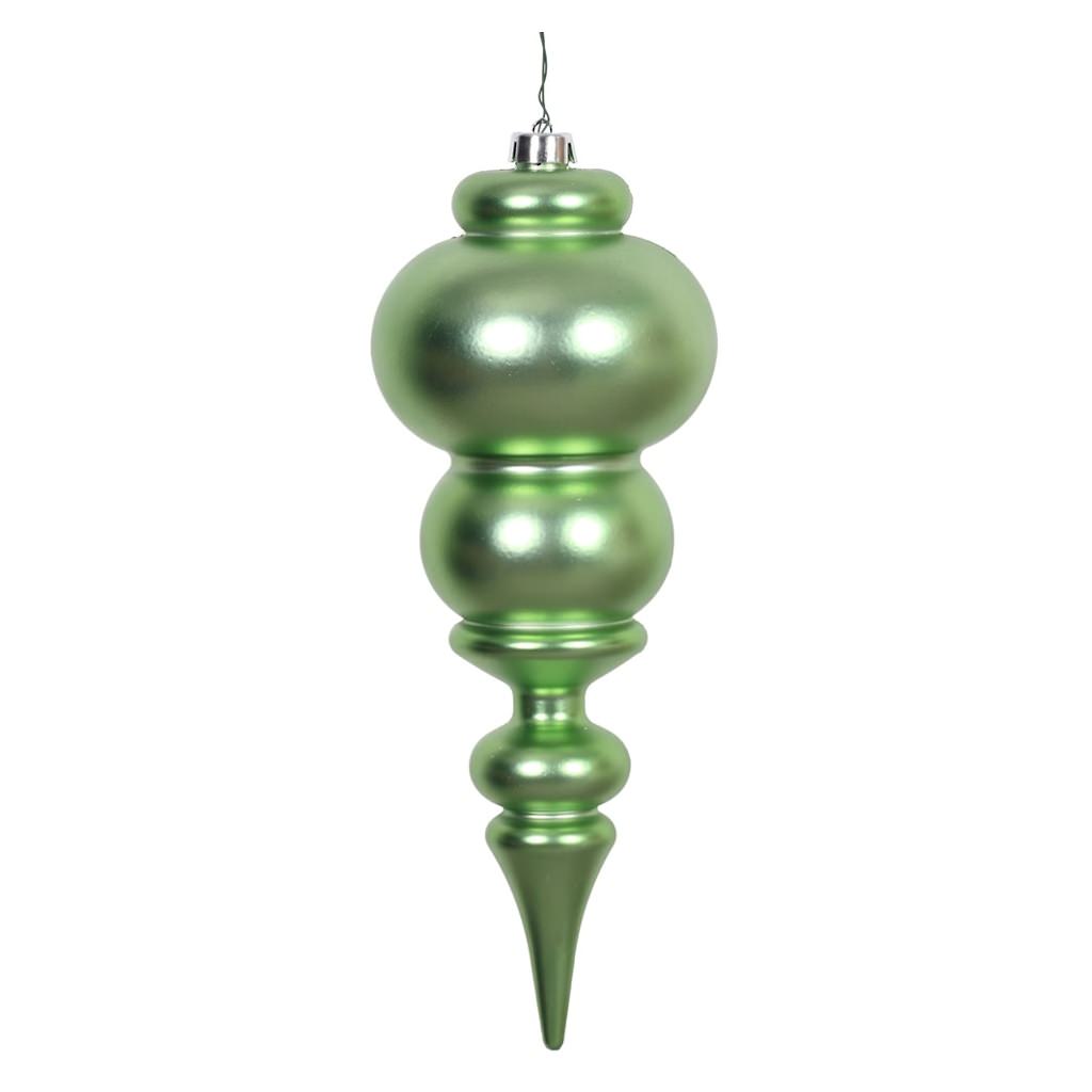 14" Celadon Matte Finial Ornament 1