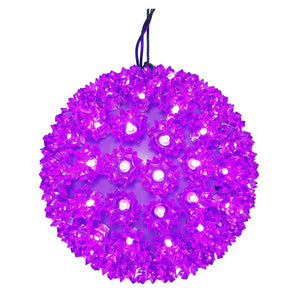 7.5" 100 Light Purple Starlight Sphere LED Christmas Light 1