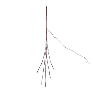 36" Artificial Cool White Twig Electric Wide Angle LED Lighted Branch (60 Cool White Lights) 1