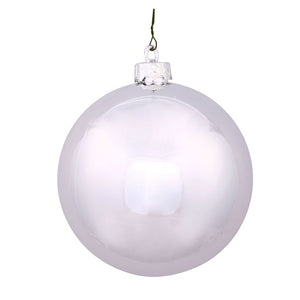 2.4" Silver Shiny Ball Ornament (24 pack) 1