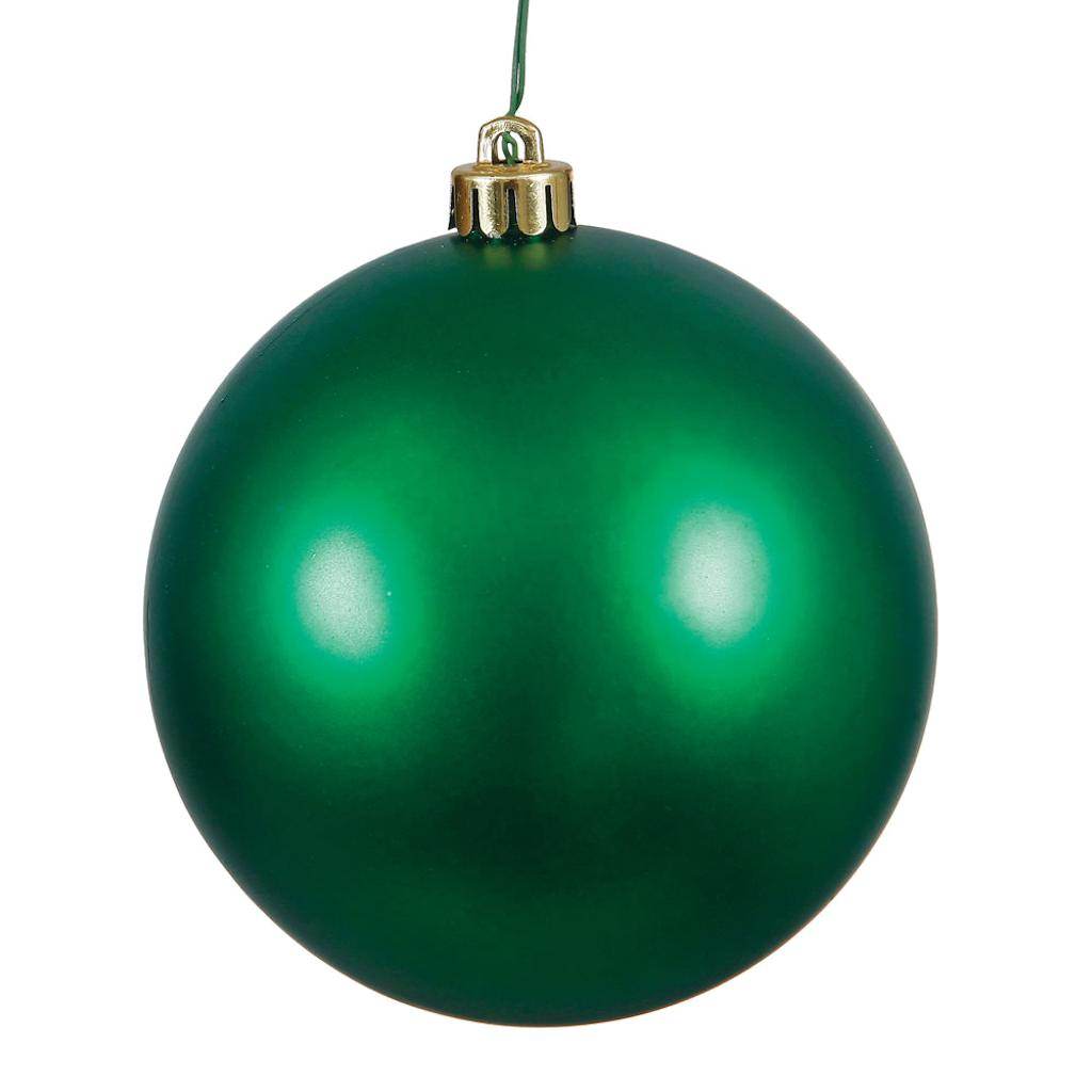 2.4" Emerald Matte Ball Ornament (24 pack) 1