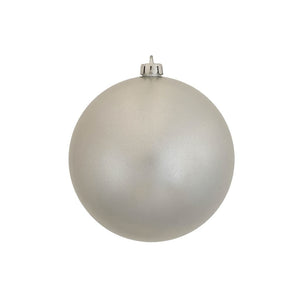 3" Silver Candy Ball Ornament (12 pack) 1