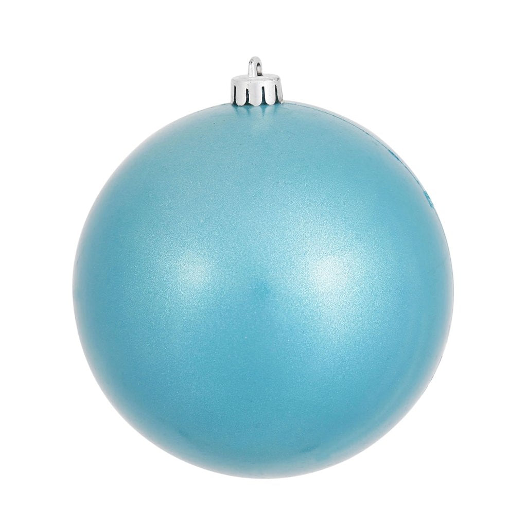 3" Turquoise Candy Ball Ornament (12 pack) 1