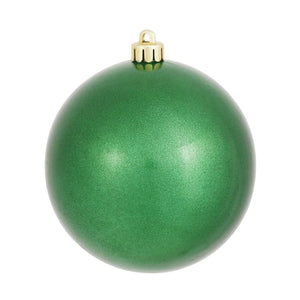 4" Green Candy Ball Ornament (6 pack) 1