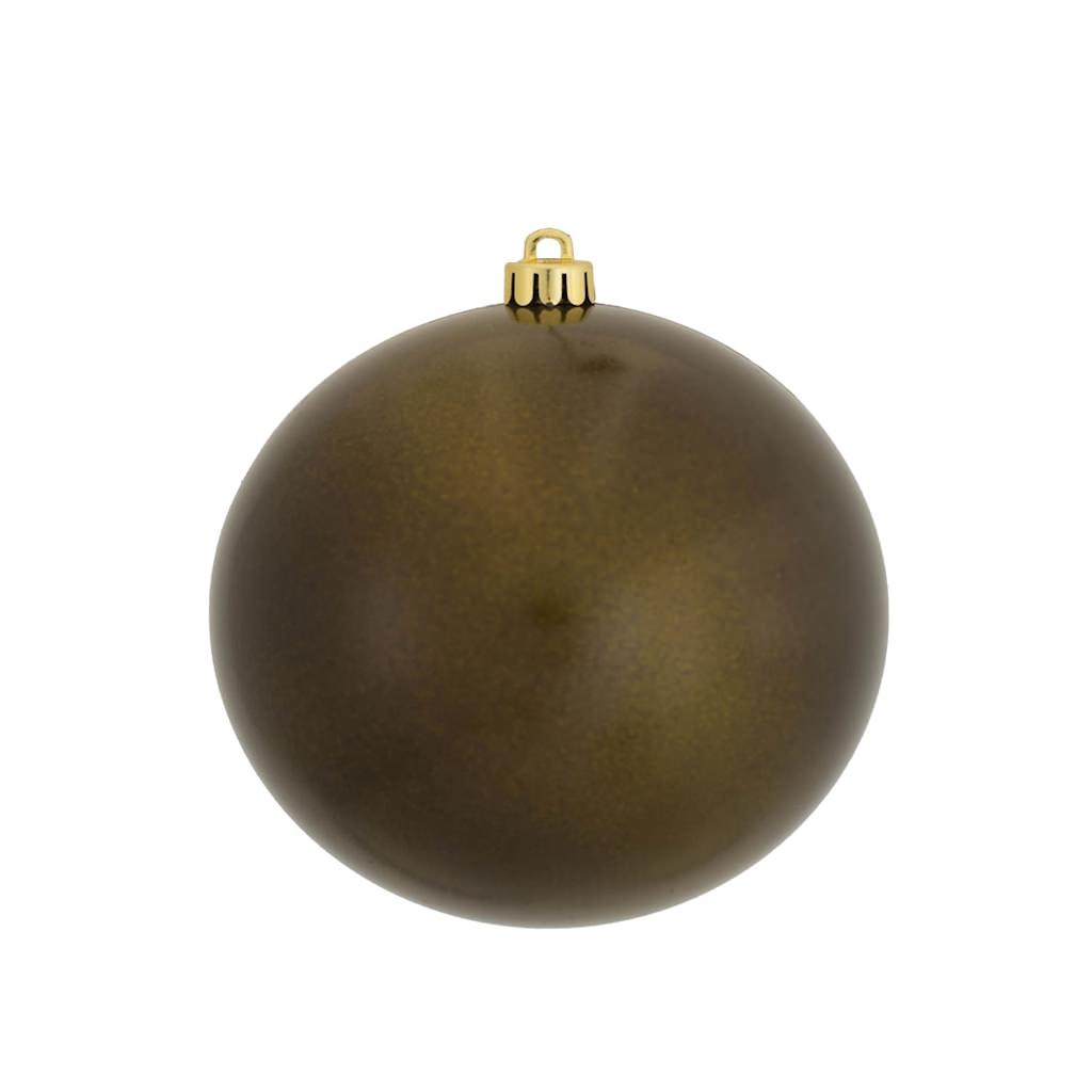 4.75" Olive Candy Ball Ornament (4 pack) 1