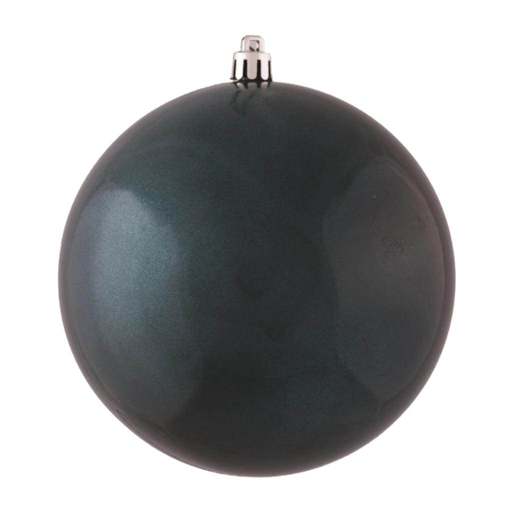 4.75" Sea Blue Candy Ball Ornament (4 pack) 1